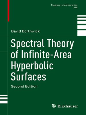 cover image of Spectral Theory of Infinite-Area Hyperbolic Surfaces